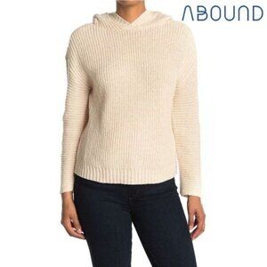ABOUND Women's Cozy‎ Ribbed Knit Hoodie Pullover Sweater NWT